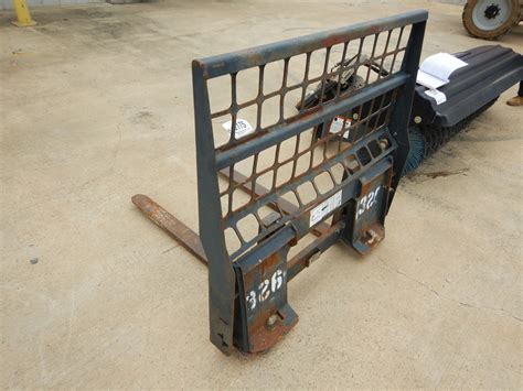 cat skid steer fork attachment|heavy duty skid steer forks.